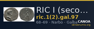 RIC I (second edition) Galba 97 — CANOA