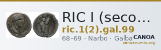 RIC I (second edition) Galba 99 — CANOA