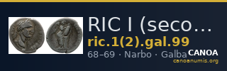 RIC I (second edition) Galba 99 — CANOA