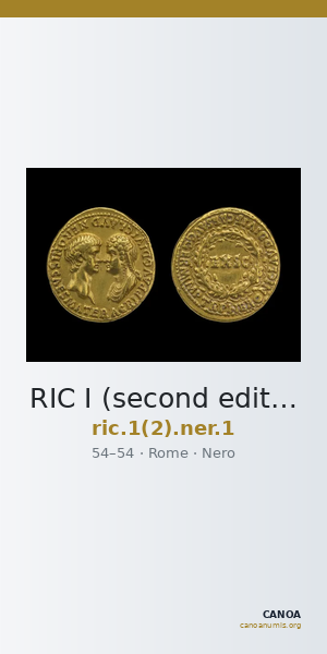RIC I (second edition) Nero 1 — CANOA