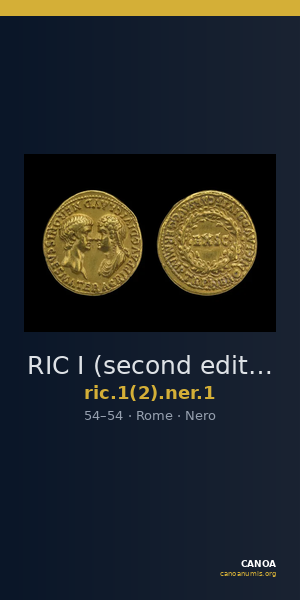 RIC I (second edition) Nero 1 — CANOA