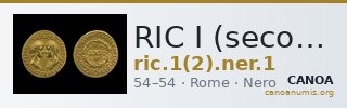 RIC I (second edition) Nero 1 — CANOA