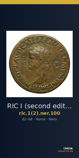 RIC I (second edition) Nero 100 — CANOA