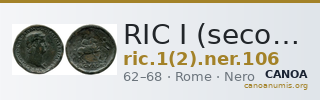 RIC I (second edition) Nero 106 — CANOA