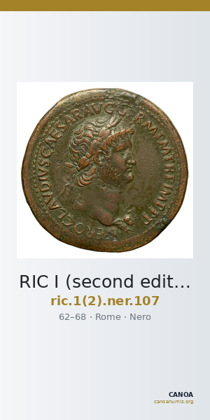RIC I (second edition) Nero 107 — CANOA