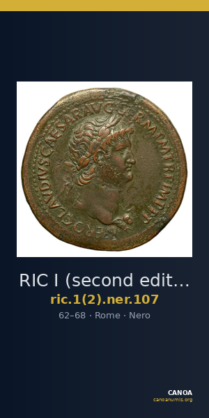 RIC I (second edition) Nero 107 — CANOA