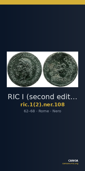 RIC I (second edition) Nero 108 — CANOA
