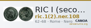 RIC I (second edition) Nero 108 — CANOA