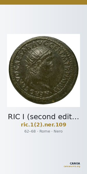 RIC I (second edition) Nero 109 — CANOA