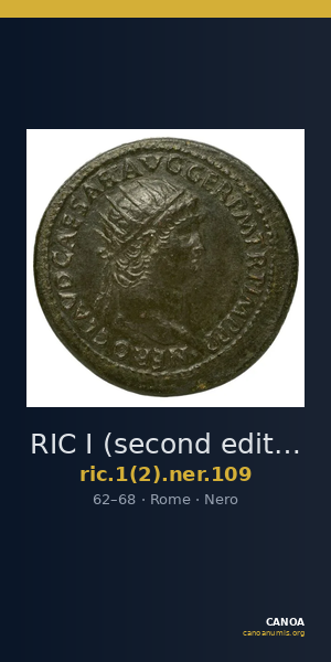 RIC I (second edition) Nero 109 — CANOA