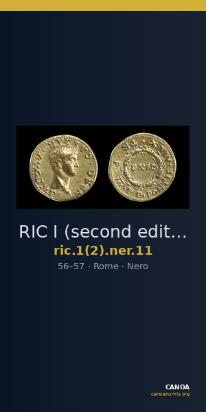 RIC I (second edition) Nero 11 — CANOA