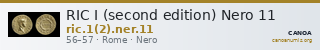 RIC I (second edition) Nero 11 — CANOA