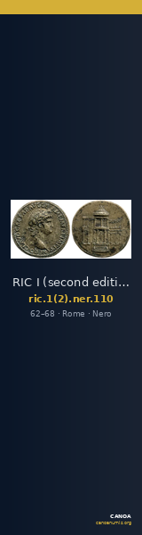 RIC I (second edition) Nero 110 — CANOA
