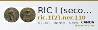 RIC I (second edition) Nero 110 — CANOA