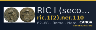 RIC I (second edition) Nero 110 — CANOA