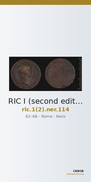 RIC I (second edition) Nero 114 — CANOA