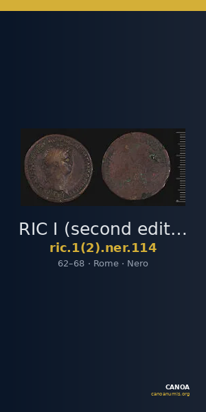 RIC I (second edition) Nero 114 — CANOA