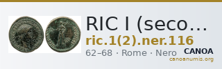 RIC I (second edition) Nero 116 — CANOA