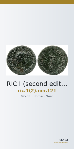 RIC I (second edition) Nero 121 — CANOA