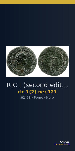 RIC I (second edition) Nero 121 — CANOA