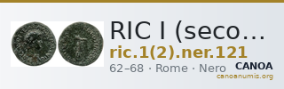 RIC I (second edition) Nero 121 — CANOA