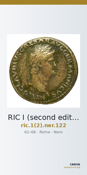 RIC I (second edition) Nero 122 — CANOA