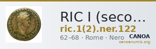 RIC I (second edition) Nero 122 — CANOA