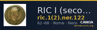 RIC I (second edition) Nero 122 — CANOA