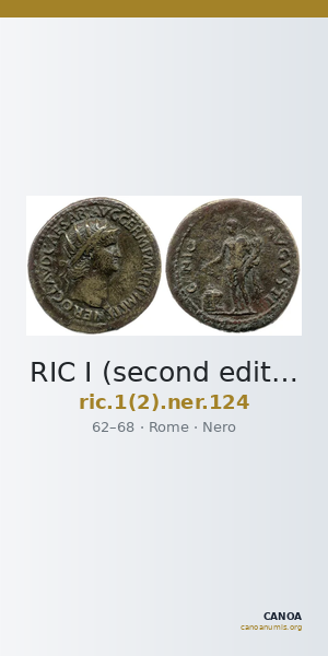 RIC I (second edition) Nero 124 — CANOA