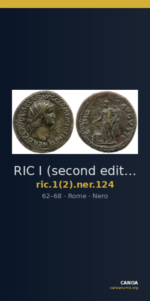 RIC I (second edition) Nero 124 — CANOA