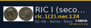 RIC I (second edition) Nero 124 — CANOA