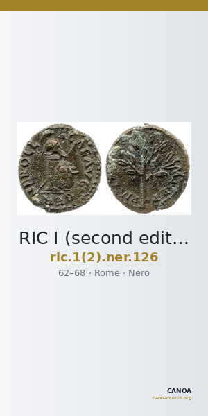 RIC I (second edition) Nero 126 — CANOA