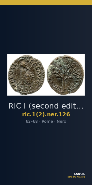 RIC I (second edition) Nero 126 — CANOA