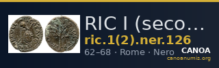 RIC I (second edition) Nero 126 — CANOA