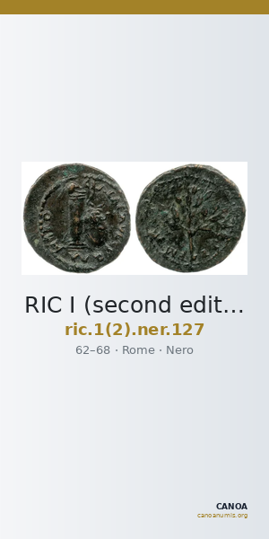 RIC I (second edition) Nero 127 — CANOA