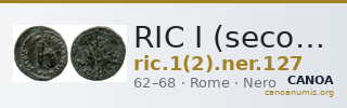 RIC I (second edition) Nero 127 — CANOA