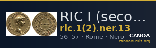 RIC I (second edition) Nero 13 — CANOA