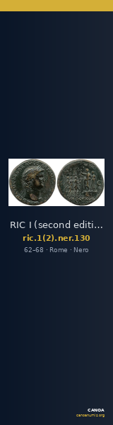RIC I (second edition) Nero 130 — CANOA