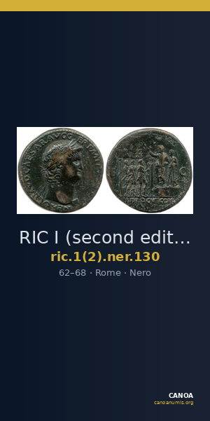 RIC I (second edition) Nero 130 — CANOA
