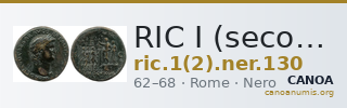 RIC I (second edition) Nero 130 — CANOA