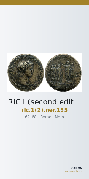 RIC I (second edition) Nero 135 — CANOA