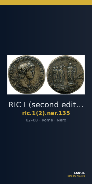 RIC I (second edition) Nero 135 — CANOA