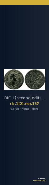 RIC I (second edition) Nero 137 — CANOA