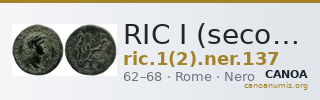 RIC I (second edition) Nero 137 — CANOA