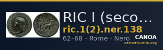 RIC I (second edition) Nero 138 — CANOA