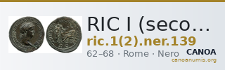 RIC I (second edition) Nero 139 — CANOA