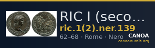 RIC I (second edition) Nero 139 — CANOA
