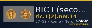 RIC I (second edition) Nero 14 — CANOA