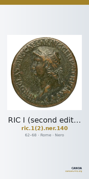 RIC I (second edition) Nero 140 — CANOA