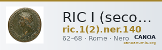 RIC I (second edition) Nero 140 — CANOA
